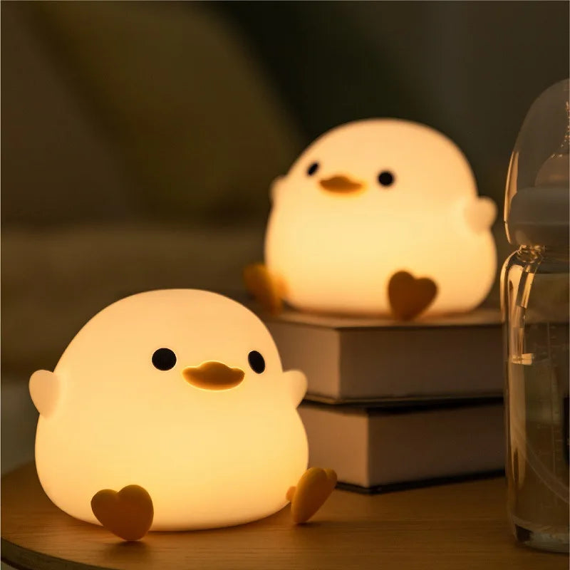 Cute mini Duck LED night light