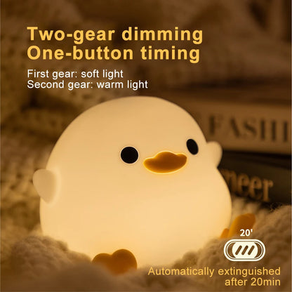 Cute mini Duck LED night light