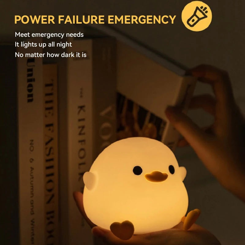 Cute mini Duck LED night light